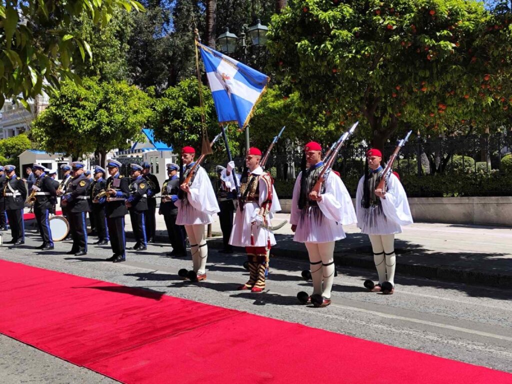 άγημα της Προεδρικής φρουράς